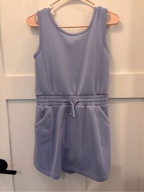 abercrombie kids Lavender Sleeveless Drawstring Pocket Dress